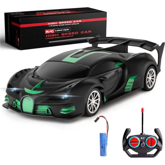 Remote Control Car 1/18 Rechargeable High Speed RC Cars Toys for Boys Girls - Picture 1 of 6